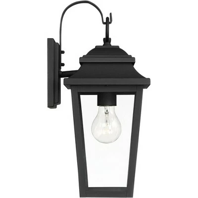 John Timberland Outdoor Wall Light Fixture Texturized Black Steel 15 1/4" Clear Glass Lantern for Exterior House Porch Patio 9 John Timberland Outdoor Wall Light Fixture Texturized Black Steel 15 1/4" Clear Glass Lantern for Exterior House Porch Patio - Image 7