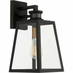 John Timberland Industrial Outdoor Wall Light Fixture Black 14 3/4" Clear Glass Dusk To Dawn Motion Sensor Exterior Porch Patio -Outdoor Lighting Official Shop unnamed file 3202