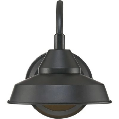 John Timberland Farmhouse Outdoor Barn Light Fixture LED Black Metal 8 1/2" Dark Sky for Exterior House Porch Patio Deck 5 John Timberland Farmhouse Outdoor Barn Light Fixture LED Black Metal 8 1/2" Dark Sky for Exterior House Porch Patio Deck - Image 3