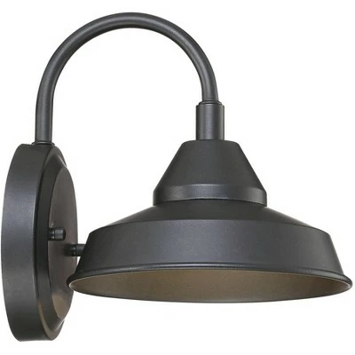 John Timberland Farmhouse Outdoor Barn Light Fixture LED Black Metal 8 1/2" Dark Sky for Exterior House Porch Patio Deck 7 John Timberland Farmhouse Outdoor Barn Light Fixture LED Black Metal 8 1/2" Dark Sky for Exterior House Porch Patio Deck - Image 5