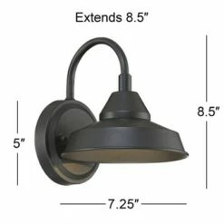 John Timberland Farmhouse Outdoor Barn Light Fixture LED Black Metal 8 1/2" Dark Sky for Exterior House Porch Patio Deck 13 John Timberland Farmhouse Outdoor Barn Light Fixture LED Black Metal 8 1/2" Dark Sky for Exterior House Porch Patio Deck -Outdoor Lighting Official Shop unnamed file 3234