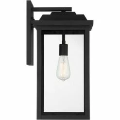 John Timberland Traditional Outdoor Wall Light Fixture Textured Black Metal 20 1/2" Clear Glass Panel Exterior House Porch Patio 12 John Timberland Traditional Outdoor Wall Light Fixture Textured Black Metal 20 1/2" Clear Glass Panel Exterior House Porch Patio -Outdoor Lighting Official Shop unnamed file 3263