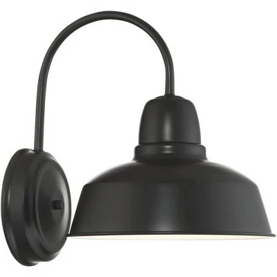 John Timberland Rustic Outdoor Wall Light Fixture Urban Barn Farmhouse Black 13" for Exterior House Porch Patio 7 John Timberland Rustic Outdoor Wall Light Fixture Urban Barn Farmhouse Black 13" for Exterior House Porch Patio - Image 5