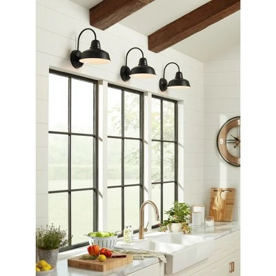 John Timberland Rustic Outdoor Wall Light Fixture Urban Barn Farmhouse Black 13" for Exterior House Porch Patio 9 John Timberland Rustic Outdoor Wall Light Fixture Urban Barn Farmhouse Black 13" for Exterior House Porch Patio - Image 7