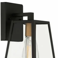 John Timberland Modern Outdoor Wall Light Fixture Mystic Black Gold 10 3/4" Clear Glass Panels Exterior House Porch Patio Outside 9 John Timberland Modern Outdoor Wall Light Fixture Mystic Black Gold 10 3/4" Clear Glass Panels Exterior House Porch Patio Outside -Outdoor Lighting Official Shop unnamed file 3350