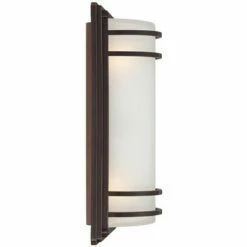 John Timberland Modern Outdoor Wall Sconce Fixture Rubbed Bronze 16" Opal Etched Glass for Exterior House Porch Patio 8 John Timberland Modern Outdoor Wall Sconce Fixture Rubbed Bronze 16" Opal Etched Glass for Exterior House Porch Patio -Outdoor Lighting Official Shop unnamed file 3357
