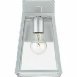 John Timberland Modern Outdoor Wall Light Fixture Sleek Silver Steel 10 3/4" Clear Glass for Exterior House Porch Patio Deck 9 John Timberland Modern Outdoor Wall Light Fixture Sleek Silver Steel 10 3/4" Clear Glass for Exterior House Porch Patio Deck -Outdoor Lighting Official Shop unnamed file 3366