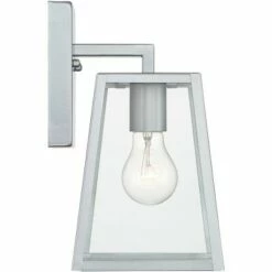 John Timberland Modern Outdoor Wall Light Fixture Sleek Silver Steel 10 3/4" Clear Glass for Exterior House Porch Patio Deck 11 John Timberland Modern Outdoor Wall Light Fixture Sleek Silver Steel 10 3/4" Clear Glass for Exterior House Porch Patio Deck -Outdoor Lighting Official Shop unnamed file 3368