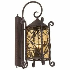 John Timberland Rustic Outdoor Wall Light Fixture Dark Walnut Iron Scroll 23 3/4" Champagne Hammered Glass for Exterior House Deck 11 John Timberland Rustic Outdoor Wall Light Fixture Dark Walnut Iron Scroll 23 3/4" Champagne Hammered Glass for Exterior House Deck -Outdoor Lighting Official Shop unnamed file 3391