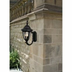 John Timberland Traditional Outdoor Wall Light Fixture Carriage Style Upbridge Black 19 1/8" Seeded Glass for Exterior House Porch -Outdoor Lighting Official Shop unnamed file 3423