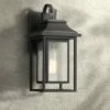 John Timberland Modern Outdoor Wall Light Fixture Painted Bronze 15" Seeded Clear Glass Lantern Exterior House Porch Patio Deck -Outdoor Lighting Official Shop unnamed file 3456