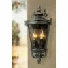 John Timberland Traditional Outdoor Light Fixture Veranda Bronze Scroll 17" Champagne Hammered Glass for Exterior Porch -Outdoor Lighting Official Shop unnamed file 3461