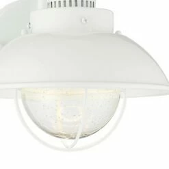 John Timberland Industrial Farmhouse Outdoor Barn Light Fixture LED White 8 1/4" Seeded Glass for Exterior House Porch Patio Deck -Outdoor Lighting Official Shop unnamed file 3471
