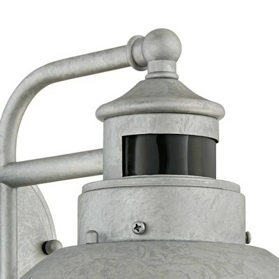 John Timberland Outdoor Wall Light Fixture Farmhouse Galvanized 9" Motion Security Sensor Dusk to Dawn for House Patio Porch 4 John Timberland Outdoor Wall Light Fixture Farmhouse Galvanized 9" Motion Security Sensor Dusk to Dawn for House Patio Porch - Image 2