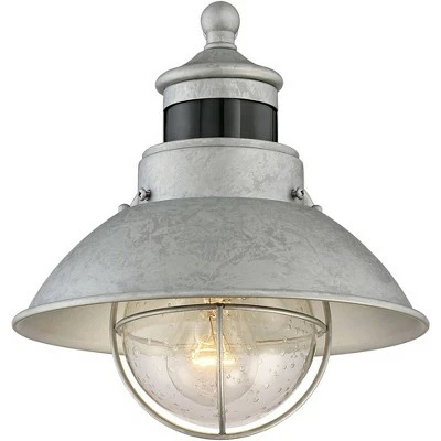 John Timberland Outdoor Wall Light Fixture Farmhouse Galvanized 9" Motion Security Sensor Dusk to Dawn for House Patio Porch 5 John Timberland Outdoor Wall Light Fixture Farmhouse Galvanized 9" Motion Security Sensor Dusk to Dawn for House Patio Porch - Image 3