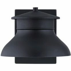 John Timberland Modern Outdoor Wall Light Fixture LED Black 5" Non Glass Dark Sky for Exterior House Porch Patio Deck Barn -Outdoor Lighting Official Shop unnamed file 3555