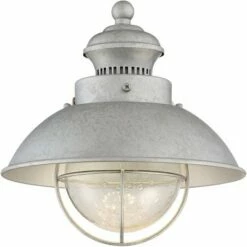 John Timberland Industrial Farmhouse Outdoor Barn Light Fixture LED Galvanized 8 1/2" Seedy Glass Exterior House Porch Patio Deck 9 John Timberland Industrial Farmhouse Outdoor Barn Light Fixture LED Galvanized 8 1/2" Seedy Glass Exterior House Porch Patio Deck -Outdoor Lighting Official Shop unnamed file 3566
