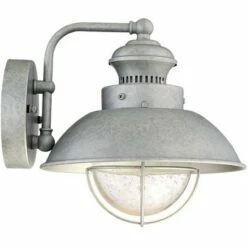 John Timberland Industrial Farmhouse Outdoor Barn Light Fixture LED Galvanized 8 1/2" Seedy Glass Exterior House Porch Patio Deck 10 John Timberland Industrial Farmhouse Outdoor Barn Light Fixture LED Galvanized 8 1/2" Seedy Glass Exterior House Porch Patio Deck -Outdoor Lighting Official Shop unnamed file 3567