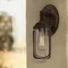Franklin Iron Works Vintage Industrial Outdoor Wall Light Fixture Bronze 15" Clear Glass Edison Bulb for Exterior House Porch 1 Franklin Iron Works Vintage Industrial Outdoor Wall Light Fixture Bronze 15" Clear Glass Edison Bulb for Exterior House Porch -Outdoor Lighting Official Shop unnamed file 3569