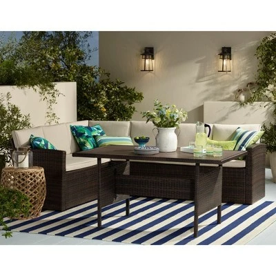 John Timberland Outdoor Wall Light Fixtures Set of 2 Cast Iron Black 15" Clear Seedy Glass for Exterior House Porch Patio Deck 10 John Timberland Outdoor Wall Light Fixtures Set of 2 Cast Iron Black 15" Clear Seedy Glass for Exterior House Porch Patio Deck - Image 8