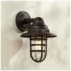 John Timberland Industrial Outdoor Barn Light Fixture Handsome Bronze 13 1/4" Clear Glass for Exterior Patio Porch House -Outdoor Lighting Official Shop unnamed file 3607