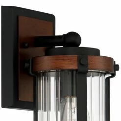 John Timberland Modern Rustic Outdoor Wall Light Fixture Black Aluminum Dark Wood Finish 11 3/4" Clear Glass Exterior House Porch Patio 8 John Timberland Modern Rustic Outdoor Wall Light Fixture Black Aluminum Dark Wood Finish 11 3/4" Clear Glass Exterior House Porch Patio -Outdoor Lighting Official Shop unnamed file 3649