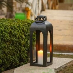 Metal Outdoor Lantern Natural - Smith & Hawken™ -Outdoor Lighting Official Shop unnamed file 367