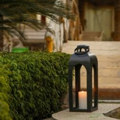 Metal Outdoor Lantern Natural - Smith & Hawken™ -Outdoor Lighting Official Shop unnamed file 368