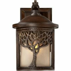 John Timberland Rustic Outdoor Wall Light Fixture Bronze 9 1/2" Tree Etched Glass Sconce for Exterior House Deck Patio Porch Lighting 11 John Timberland Rustic Outdoor Wall Light Fixture Bronze 9 1/2" Tree Etched Glass Sconce for Exterior House Deck Patio Porch Lighting -Outdoor Lighting Official Shop unnamed file 3683