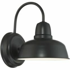 John Timberland Industrial Outdoor Wall Light Fixtures Set of 2 Black Metal 11 1/4" for Exterior House Porch Patio Outside Home -Outdoor Lighting Official Shop unnamed file 3695