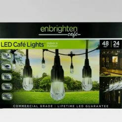 24ct Classic Café Outdoor String Lights Integrated LED Bulb - Black Wire - Enbrighten 11 24ct Classic Café Outdoor String Lights Integrated LED Bulb - Black Wire - Enbrighten -Outdoor Lighting Official Shop unnamed file 37
