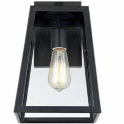 John Timberland Industrial Outdoor Wall Light Fixtures Set of 2 Mystic Black 13" Clear Glass Edison Bulb for House Porch Patio 13 John Timberland Industrial Outdoor Wall Light Fixtures Set of 2 Mystic Black 13" Clear Glass Edison Bulb for House Porch Patio -Outdoor Lighting Official Shop unnamed file 3714