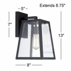 John Timberland Industrial Outdoor Wall Light Fixtures Set of 2 Mystic Black 13" Clear Glass Edison Bulb for House Porch Patio 15 John Timberland Industrial Outdoor Wall Light Fixtures Set of 2 Mystic Black 13" Clear Glass Edison Bulb for House Porch Patio -Outdoor Lighting Official Shop unnamed file 3716