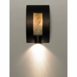 Franklin Iron Works Modern Outdoor Wall Light Fixture Bronze 16" Framed Slate for Exterior House Patio Porch -Outdoor Lighting Official Shop unnamed file 3720