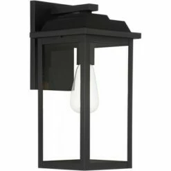 John Timberland Traditional Outdoor Wall Light Fixture Textured Black Metal 15 1/4" Clear Glass Panel Exterior House Porch Patio 11 John Timberland Traditional Outdoor Wall Light Fixture Textured Black Metal 15 1/4" Clear Glass Panel Exterior House Porch Patio -Outdoor Lighting Official Shop unnamed file 3744