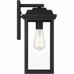 John Timberland Traditional Outdoor Wall Light Fixture Textured Black Metal 15 1/4" Clear Glass Panel Exterior House Porch Patio 12 John Timberland Traditional Outdoor Wall Light Fixture Textured Black Metal 15 1/4" Clear Glass Panel Exterior House Porch Patio -Outdoor Lighting Official Shop unnamed file 3745