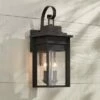 Franklin Iron Works Traditional Outdoor Wall Light Fixture Lantern Black Specked Gray 17" Clear Glass Panels for House Porch Patio 2 Franklin Iron Works Traditional Outdoor Wall Light Fixture Lantern Black Specked Gray 17" Clear Glass Panels for House Porch Patio -Outdoor Lighting Official Shop unnamed file 3754