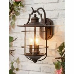 Franklin Iron Works Industrial Rustic Outdoor Light Fixture Bronze 16 1/4" Clear Seedy Glass Lantern for Exterior House Porch 15 Franklin Iron Works Industrial Rustic Outdoor Light Fixture Bronze 16 1/4" Clear Seedy Glass Lantern for Exterior House Porch -Outdoor Lighting Official Shop unnamed file 3773