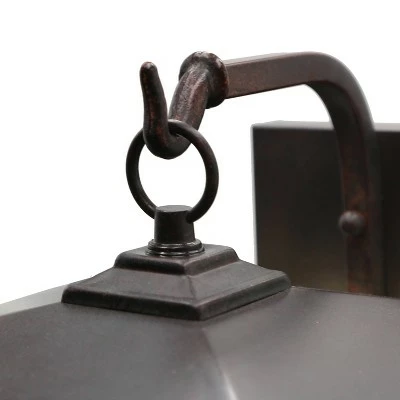 11.75" Stained Glass 1-Light Prairie Style Outdoor Wall Lantern Sconce Oil-Rubbed Bronze - River of Goods 8 11.75" Stained Glass 1-Light Prairie Style Outdoor Wall Lantern Sconce Oil-Rubbed Bronze - River of Goods - Image 6