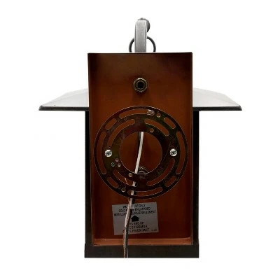 11.75" Stained Glass 1-Light Prairie Style Outdoor Wall Lantern Sconce Oil-Rubbed Bronze - River of Goods 9 11.75" Stained Glass 1-Light Prairie Style Outdoor Wall Lantern Sconce Oil-Rubbed Bronze - River of Goods - Image 7