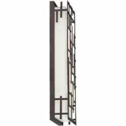 Possini Euro Design Modern Outdoor LED Wall Light Designer Lines Bronze Exterior 6 1/4" High Fixture for House Patio Porch -Outdoor Lighting Official Shop unnamed file 3830