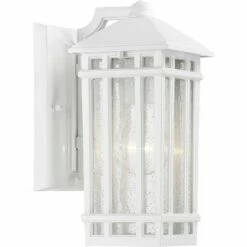 Kathy Ireland Sierra Craftsman 10" High White Outdoor Wall Light -Outdoor Lighting Official Shop unnamed file 3854
