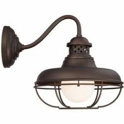 Franklin Iron Works Farmhouse Outdoor Barn Light Wall Fixture Oiled Bronze Open Cage 16" White Glass Orb Diffuser for Exterior House 11 Franklin Iron Works Farmhouse Outdoor Barn Light Wall Fixture Oiled Bronze Open Cage 16" White Glass Orb Diffuser for Exterior House -Outdoor Lighting Official Shop unnamed file 3896