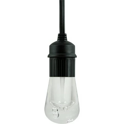 Seasons Vintage LED Café Lights with Acrylic Bulbs - Enbrighten White 4 Seasons Vintage LED Café Lights with Acrylic Bulbs - Enbrighten White - Image 2