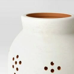 Opalhouse Designed With Jungalow Terracotta Outdoor Lantern Candle Holder White/Terracotta - Opalhouse™ designed with Jungalow™ -Outdoor Lighting Official Shop unnamed file 392