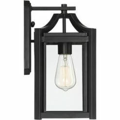 Franklin Iron Works Rustic Farmhouse Outdoor Wall Light Fixture Black 12 1/2" Clear Beveled Glass Exterior House Porch Patio Deck 11 Franklin Iron Works Rustic Farmhouse Outdoor Wall Light Fixture Black 12 1/2" Clear Beveled Glass Exterior House Porch Patio Deck -Outdoor Lighting Official Shop unnamed file 3937