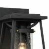 Minka Lavery Lanister Court 12 1/2" High Sand Black Outdoor Wall Light