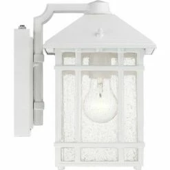 Kathy Ireland Sierra Craftsman 11"H White Dusk-Dawn Outdoor Wall Light -Outdoor Lighting Official Shop unnamed file 3963