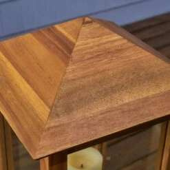 47" Claudine Standing Acacia Wood Candle Outdoor Lantern Teak - Christopher Knight Home 10 47" Claudine Standing Acacia Wood Candle Outdoor Lantern Teak - Christopher Knight Home -Outdoor Lighting Official Shop unnamed file 401