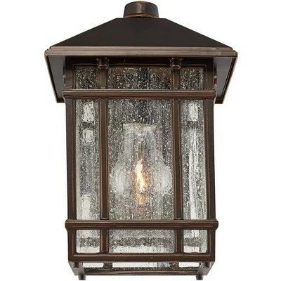 Kathy Ireland Sierra Craftsman 11" High Bronze Outdoor Wall Light 4 Kathy Ireland Sierra Craftsman 11" High Bronze Outdoor Wall Light - Image 3